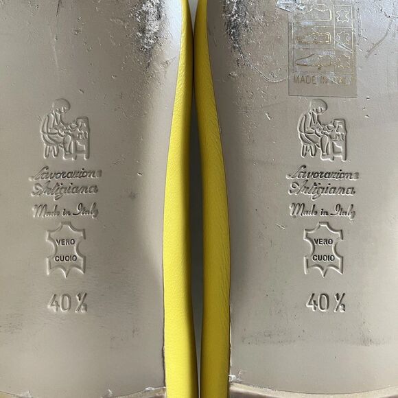 Bells & Becks Womens The Emma Yellow Square Toe Ballet Flats Slip On Casual 40.5 - Picture 16 of 16